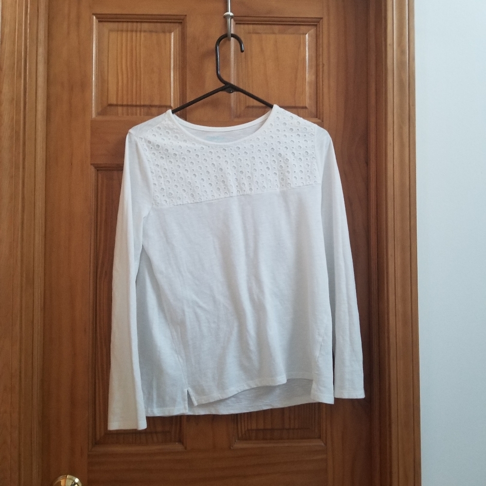 White long sleeve shirt